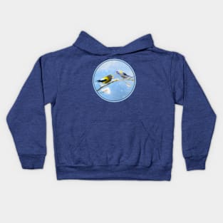 Evening Grosbeak Kids Hoodie